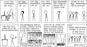 Real Programmers Copyright XKCD