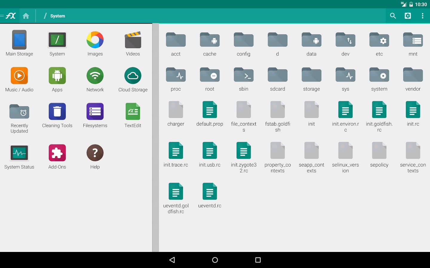 Screenshot Android File Explorer Dualscreen